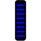 Rrp Attache-câble ProGuard - Avant - Autocollant - Standard - Bleu