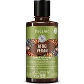 INOAR Afro Vegan Shampooing & Afro Vegan Conditioner mit Rizinusöl & Sheabutter