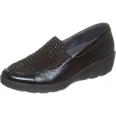 Semler Judith : chaussures basses, mocassins, couleur noire, pour le quotidien