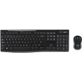 Logitech Wireless Combo MK270 clavier Souris incluse USB QWERTY Italien Noir