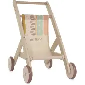Miniland Wood Stroller Doll Doré Enfants