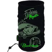 Hotspot titanium Snood BlackBass FishingMania, One Size, noir, écharpe, 010102199