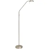 Mexlite Lampadaire LED Mexlite 180cm - gris métallisé 2700K