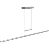 Steinhauer Lampe suspendue longue Profilo acier inoxydable