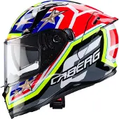 Caberg Piste Avalon X Casque intégral Noir/Jaune/Rouge/Bleu M unisex