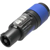 Neutrik NAC3FXXA-W-L - PowerCON blue PowerIn, grand modèle, Câble + prise électronique, Bleu, Noir