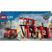 LEGO City - La Caserne et le Camion de Pompiers 60414