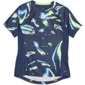 Puma Individual Blaze Short Sleeve T-shirt Bleu M Femme