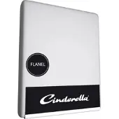 Cinderella Drap Housse Cinderella Light Grey (Flanel)-70 x 200/210 cm
