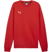 Puma Sweat de sport 'TeamGoal' rouge / blanc