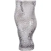 Beliani Lumarko cadre vase de fleurs en verre 31 cm gris DYTIKO.