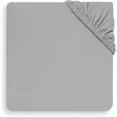 Jollein Drap-Housse Jollein Jersey Soft Grey-70 x 140/150 cm