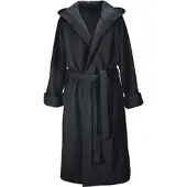 MOODIT Peignoir Reese, noir - XXL - Unisex - Coton/Polyester