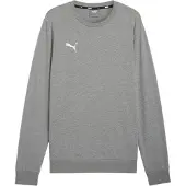 Puma Sweat de sport 'TeamGoal' gris / blanc
