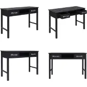 vidaXL Table console Noir 110x45x76 cm Bois