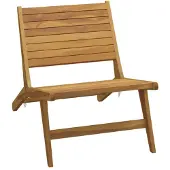 vidaXL Chaise de jardin en teck massif