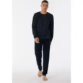 Schiesser Pyjama Schiesser Homme 180270 Nightblue-Taille 52