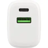 Musthavz PD Charger USB-A + USB-C 20W - Blanc