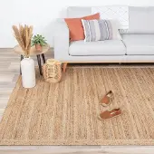 NATURL. Tapis en jute - Fair Naturel | 80x150 cm | Rectangulaire | Tissage plat