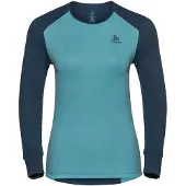 Odlo Active Warm Eco Base Layer Set Bleu M Femme