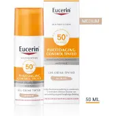 Eucerin Sun Protection Photoaging Control Tinted Gel-Crème Medium SPF 50+ | 50 ml