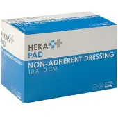 Heka Pad Non-Adherent Dressing 10 x 10 cm | 100 pièces