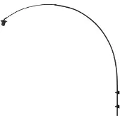 Steinhauer - applique murale - Sparkled Light - noir - métal - E27 - 1481ZW