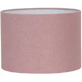 Light & Living Abat-jour cylindrique Livigno - Rose - Ø30x21cm - pour lampes de table, lampes suspendues