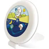 Claessens Kids Indicateur de réveil Kid'Sleep Globetrotter Blanc