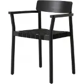 &tradition Betty TK9 Fauteuil Black - Black Linen