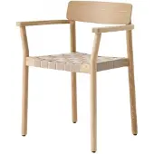 &tradition Betty TK9 Fauteuil Oak - Natural Linen