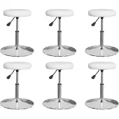 vidaXL Chaises de salle à manger 6 pcs. Blanc Similicuir