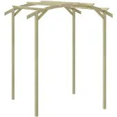 vidaXL Pergola de jardin 180x197x210 cm Bois de pin imprégné
