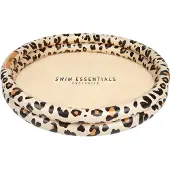 Swim Essentials Beige Leopard Printed Children's Pool 100 cm dia - 2 anneaux