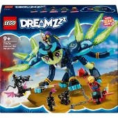 LEGO DREAMZzz Zoey et Zian le chat-huant, jouet pour 9 ans, pour filles et garçons, créatures et animaux mythiques, minifigures Cooper et Night Stalker, cadeau d'anniversaire pour enfant, 71476