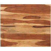 vidaXL Dessus de table bois massif d'acacia 25-27 mm 70x80 cm