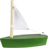 Goki Set 3 Petits Bateaux Voilier Jouet En Bois Enfant 3 Ans +.