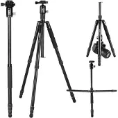 Kingjoy G55MARKII+G1 Tripode (Métal), Trépied, Noir