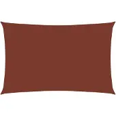 vidaXL Voile de parasol tissu oxford rectangulaire 5x7 m terre cuite