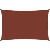 vidaXL Voile de parasol tissu oxford rectangulaire 4x7 m terre cuite