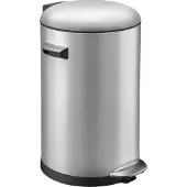 EKO - Poubelle à pédale Belle Deluxe 20 litres - Acier inoxydable et plastique - Acier inoxydable mat