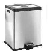 EKO Rejoice Poubelle à pédale 30 + 30 litres