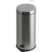 Vepa Bins V-part - Poubelle à pédale 30 litres - Inox - Inox mat