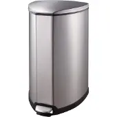 EKO Poubelle à pédale Grace 35 L Argenté mat