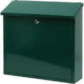 V-Part - Boîte aux lettres murale Malagan - Acier galvanisé Revêtement en poudre - vert
