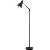 Eglo Lampadaire PRIDDY Noir et blanc 49471