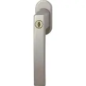 ABUS - Abfs59486 Poignée De Fenêtre Verrouillable Argent
