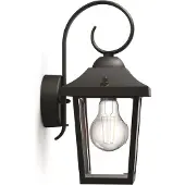 Philips Buzzard E27 Wall Lamp Noir