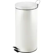 EKO - Treteimer 30 Liter - Steel - Weiß