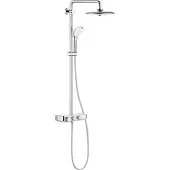 GROHE Euphoria SmartControl System 260 Mono colonne de douche de pluie mitigeur thermostatique Chrome Brillant
